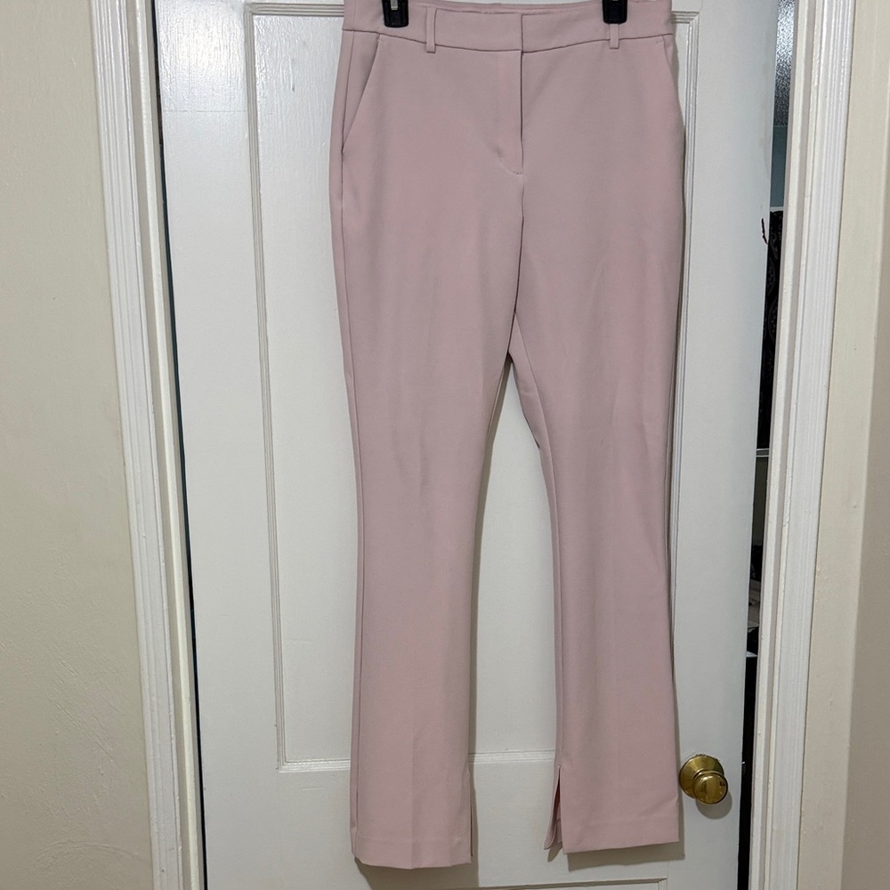 Express Light Pink Boot-Cut Dress Pants